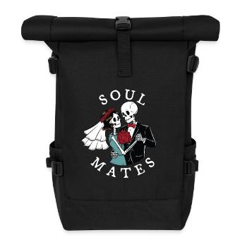 Âmes sœurs - Sac à dos roll top - noir - Devant