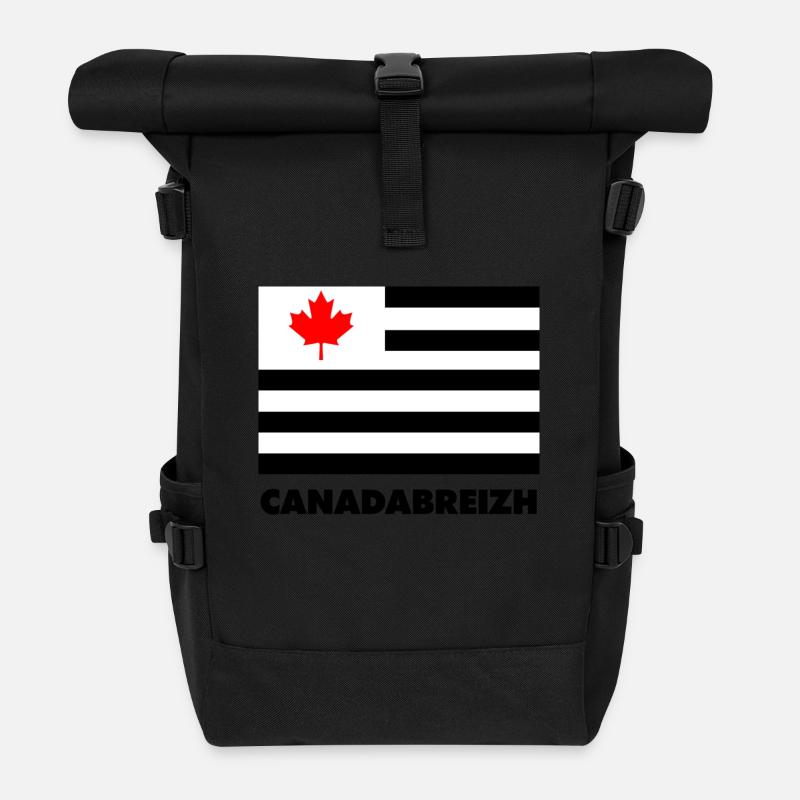 canadabreizh - Rolltop Rucksack - Schwarz