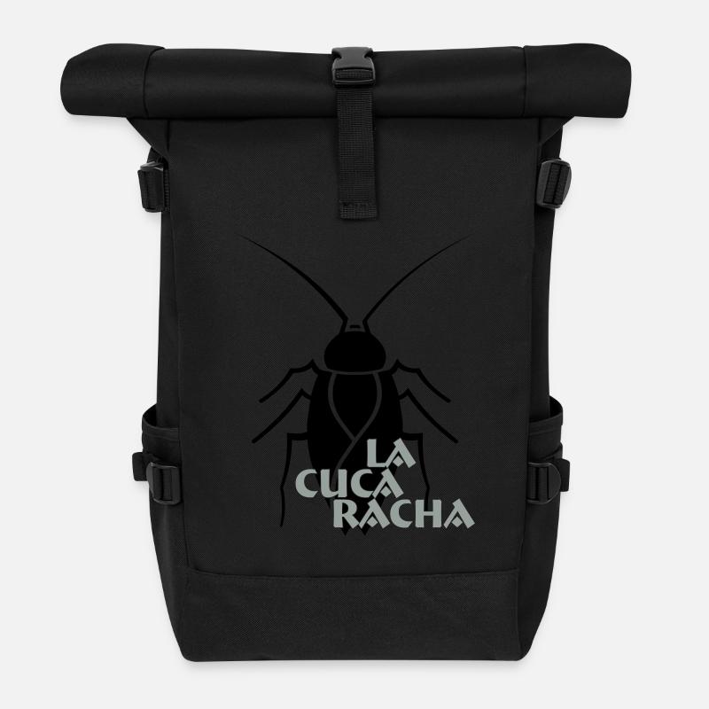 La Cucaraca - die Küchenschabe - spanisch - - Roll Top Backpack - black