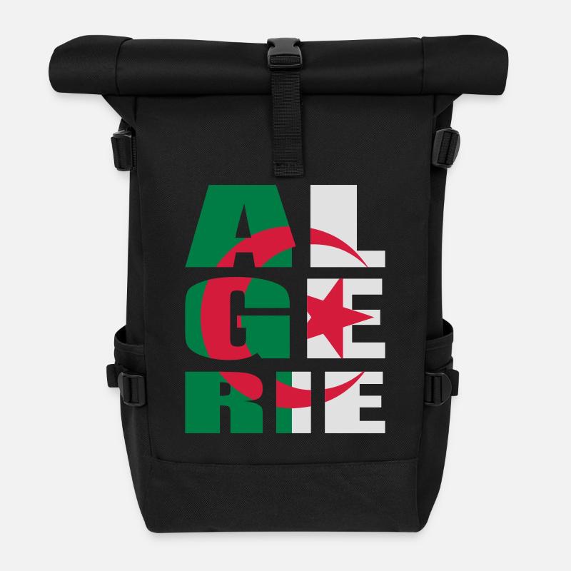 algeria - Rolltop Rucksack - Schwarz