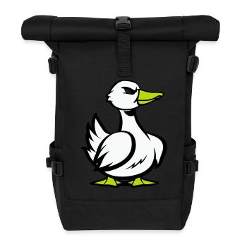 ente comic cartoon - Rolltop Rucksack - Schwarz - Vorne