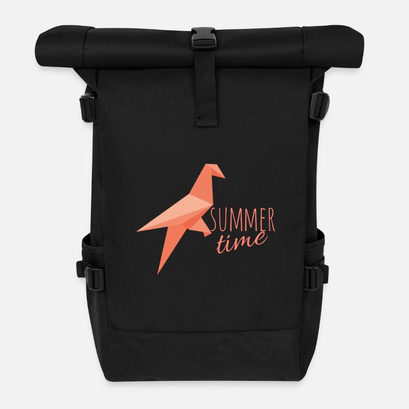 été - Sac à dos roll top - noir