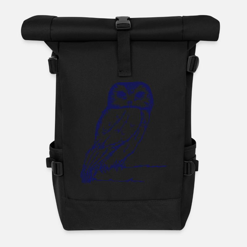 bUhU - Rolltop Rucksack - Schwarz