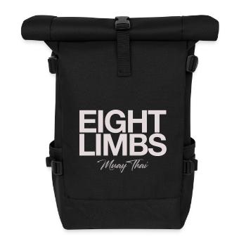 Muay Thai - Roll Top Backpack - black - Front