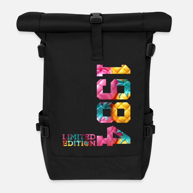 42. GEBURTSTAG LIMITED EDITION 1984 - Rolltop Rucksack - Schwarz