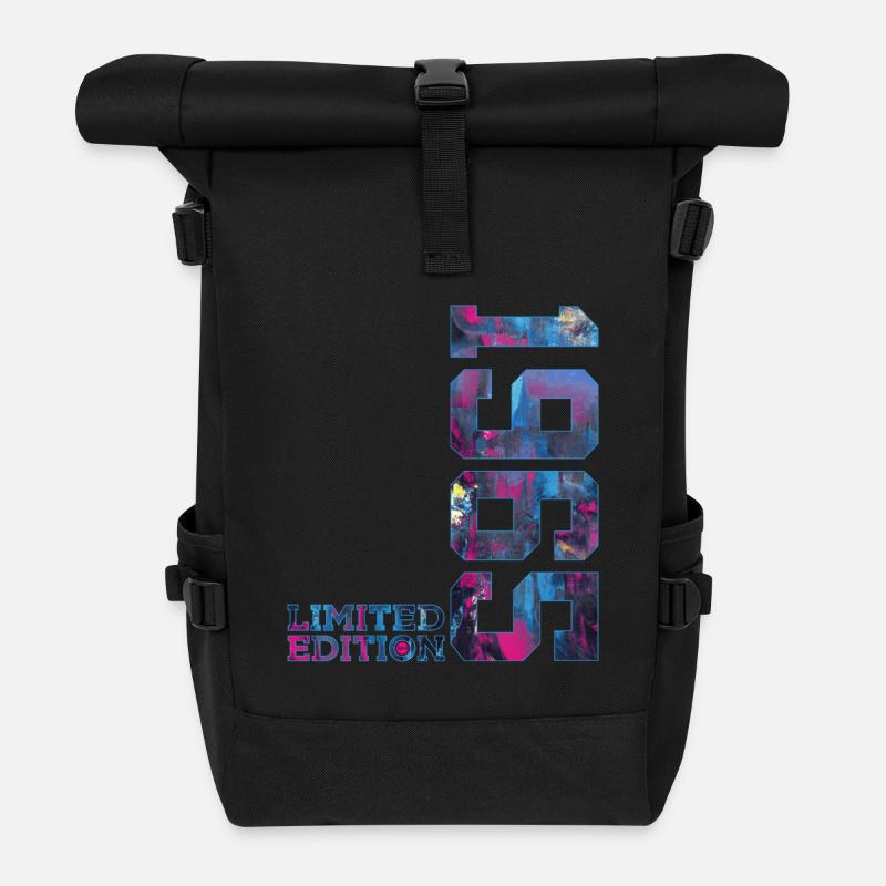 61. GEBURTSTAG 61 JAHRE LIMITED EDITION 1965 - Rolltop Rucksack - Schwarz