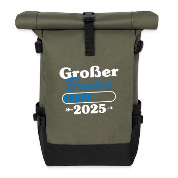 Großer Bruder Loading 2025 - Rolltop Rucksack - Olive/Schwarz - Vorne