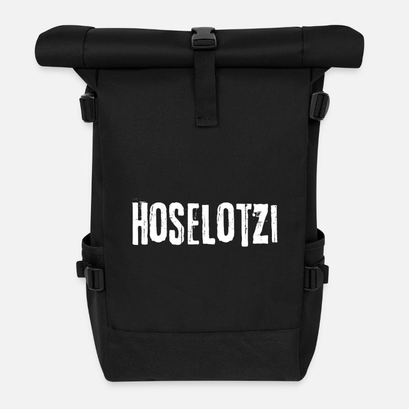 Hoselotzi - Sac à dos roll top - noir