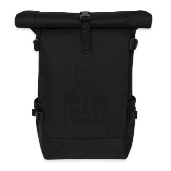 Martin Luther King - I have a dream - Rolltop Rucksack - Schwarz - Vorne