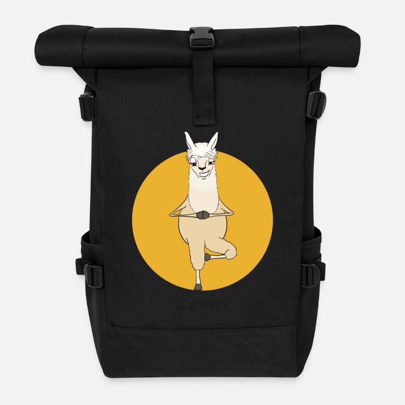 Lamasté - Sac à dos roll top - noir