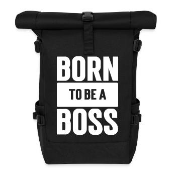 Fierté et Ambition Motivation - Sac à dos roll top - noir - Devant