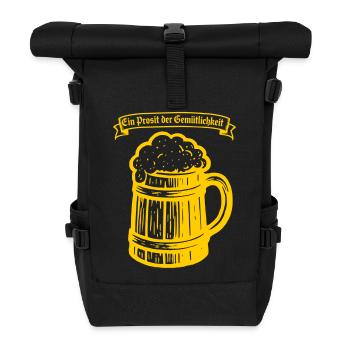Ein Prosit der Gemütlichkeit - Roll Top Backpack - black - Front