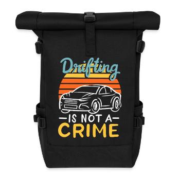 Le drift rétro n’est pas un design de voiture criminelle au coucher du film - Sac à dos roll top - noir - Devant