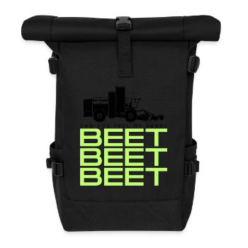 Beet Harvester Tshirt - Roll Top Backpack - black - Front