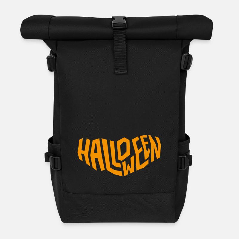 Halloween - Sac à dos roll top - noir