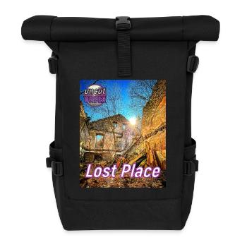 Lost Place Forge - Roll Top Backpack - black - Front