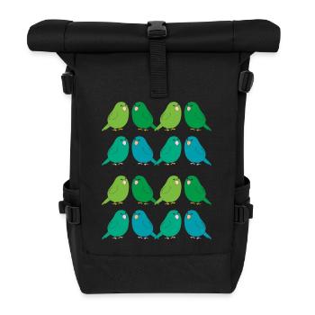 Budgie Group - Roll Top Backpack - black - Front