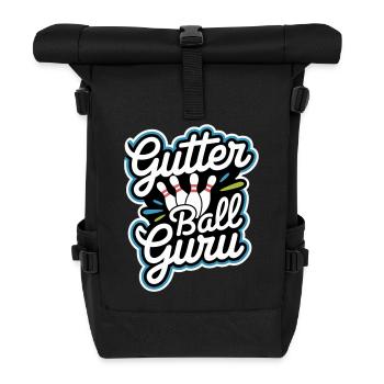 Gutter Ball Guru 11 - Rolltop Rucksack - Schwarz - Vorne