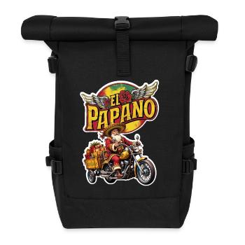 EL PAPANO le père Noël Olé ! - Sac à dos roll top - noir - Devant