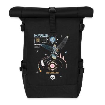 BigAir Ikarus Kitesurfer - Rolltop Rucksack - Schwarz - Vorne