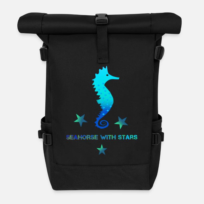 Seepferdchen bestanden Schwimmabzeichen schwimmen - Rolltop Rucksack - Schwarz