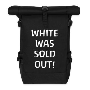 White was sold out - Weiss was sold out - Roll Top Backpack - black - Front