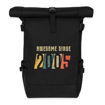 20th Birthday Class 2005 - Roll Top Backpack - black - Front