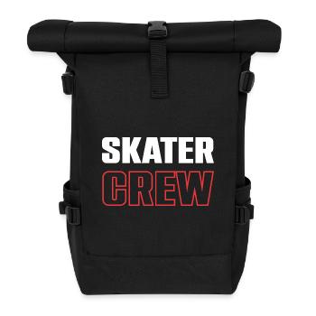 Skater Crew - Roll Top Backpack - black - Front