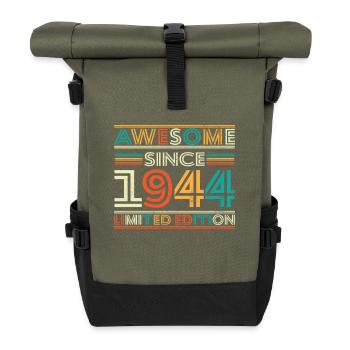 Impressive since 1944 - Roll Top Backpack - olive/black - Front