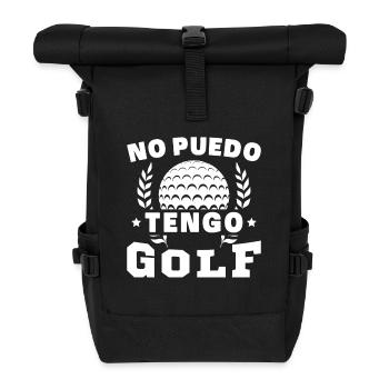 Ich kann nicht Golf spielen - Rolltop Rucksack - Schwarz - Vorne