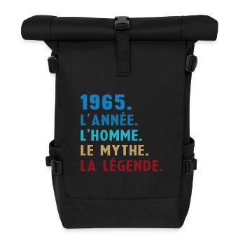 1965 Année Homme Mythe Légende - Sac à dos roll top - noir - Devant