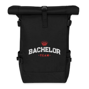 Bachelor Team - Rolltop Rucksack - Schwarz - Vorne