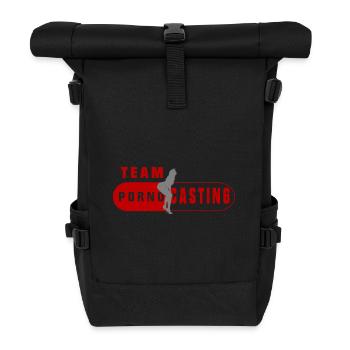 Team Porn Casting - Roll Top Backpack - black - Front
