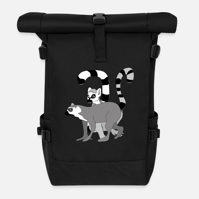 Kattas - Rolltop Rucksack - Schwarz