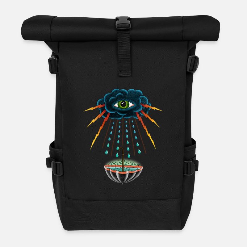 tonnerre - Sac à dos roll top - noir