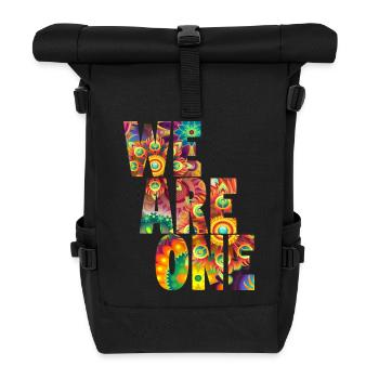 Goa Psytrance - Sac à dos roll top - noir - Devant
