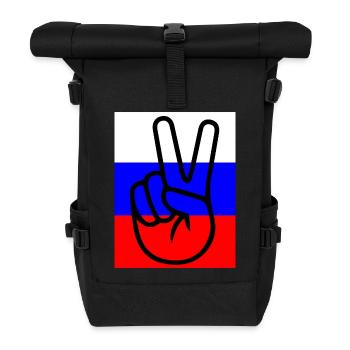 Paix avec la Russie - Sac à dos roll top - noir - Devant