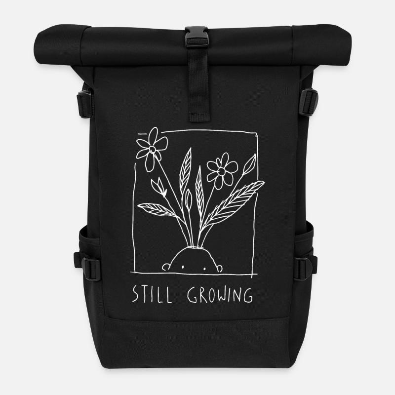 Growing / Wachsen Invert - Rolltop Rucksack - Schwarz