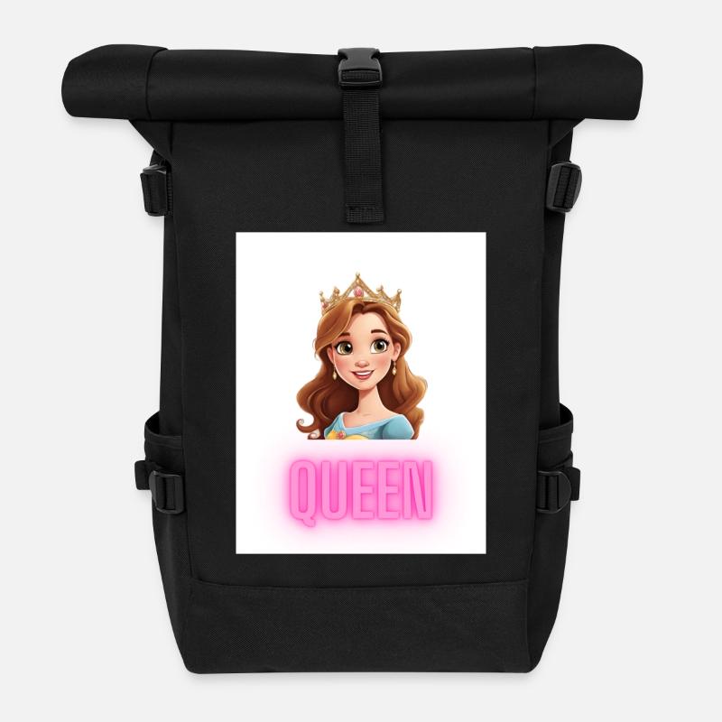 Queen - Rolltop Rucksack - Schwarz