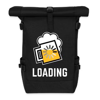 XLustig Négatif – PNG - Sac à dos roll top - noir - Devant