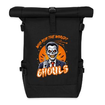 Qui dirige le monde ? Goules - Sac à dos roll top - noir - Devant