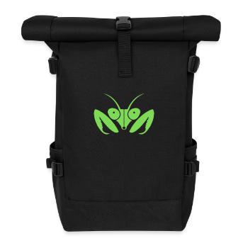Fascinante mante religieuse - Sac à dos roll top - noir - Devant