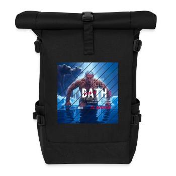Eisbad - Rolltop Rucksack - Schwarz - Vorne