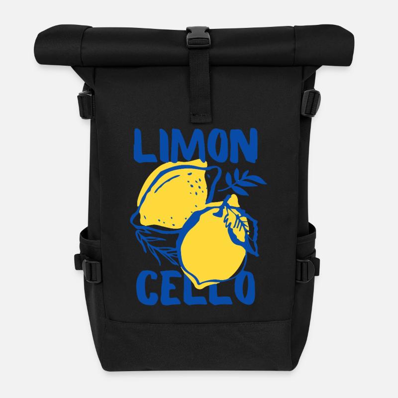 Limoncello - Rolltop Rucksack - Schwarz