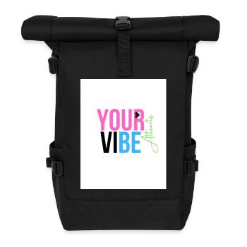 Vibration Positive et Motivante - Sac à dos roll top - noir - Devant