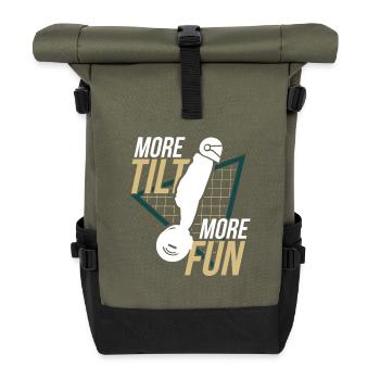 Plus d’inclinaison, plus de plaisir - Conception de monocycle électrique - Sac à dos roll top - olive/noir - Devant