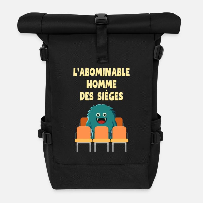 Der abscheuliche Mann der Belagerungen - Rolltop Rucksack - Schwarz