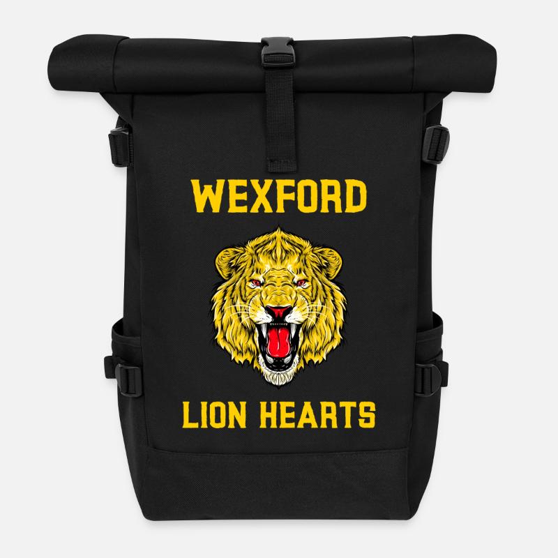 Wexford Löwenherzen - Rolltop Rucksack - Schwarz