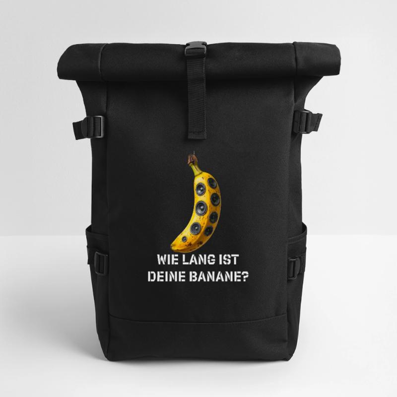 Tontechniker-Witz: Wie lang ist dein Line Array? Rolltop Rucksack