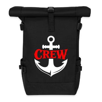 Anchor Crew Icon - Roll Top Backpack - black - Front